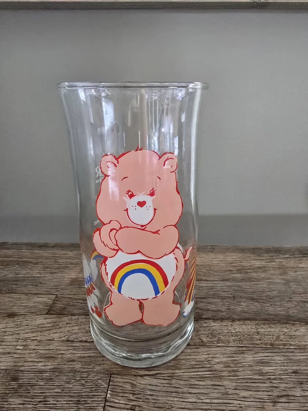 Vintage Care Bear Collector's Series Glass From Pizza Hut